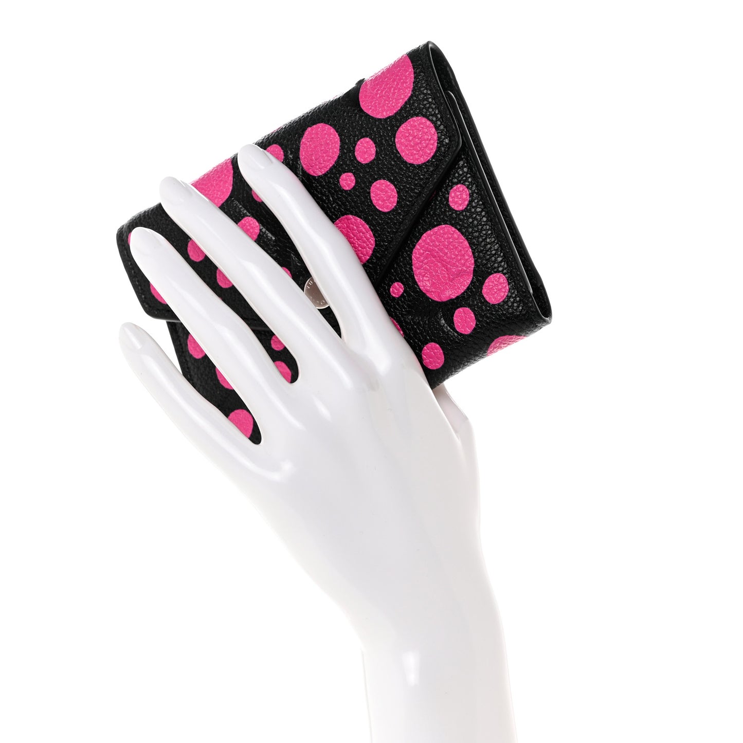 LV X YK Empreinte Monogram Victorine Wallet Black Fuchsia