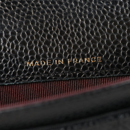 Chanel Caviar Quilted Flap Card Holder Wallet Black 7 of 9