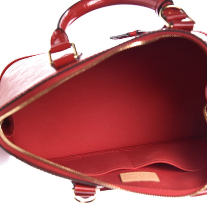 Louis Vuitton Vernis Alma PM Cherry 5 of 10
