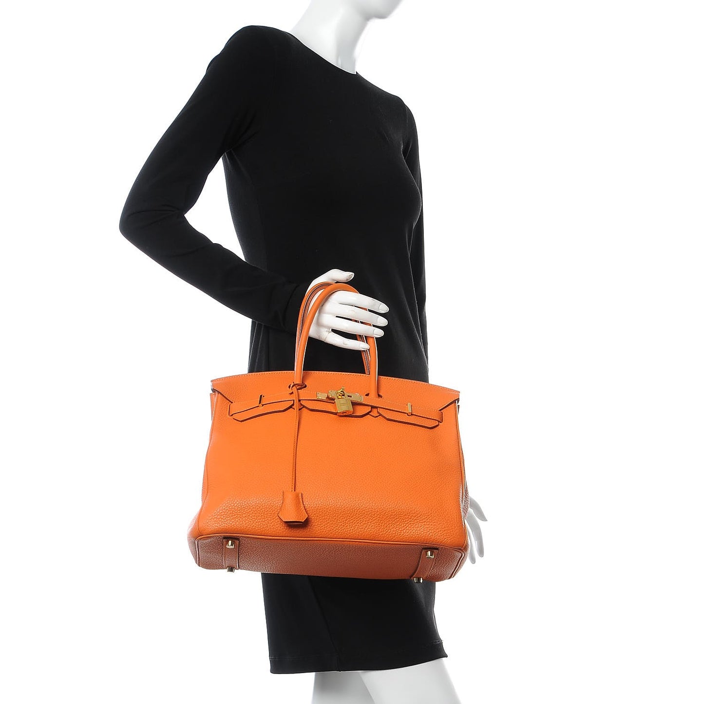 Togo Birkin 35 Orange