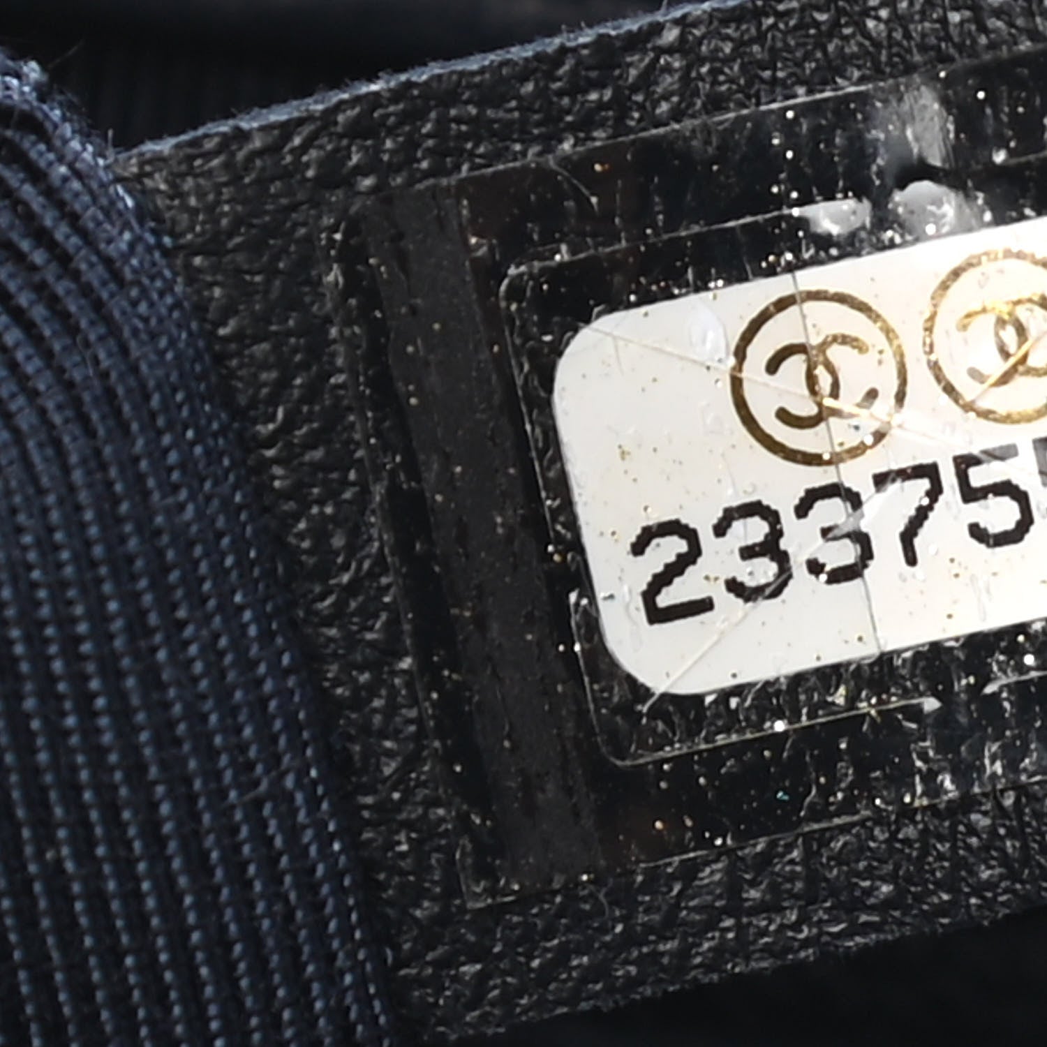 Chanel Calfskin Stitched Straight Lines Flap Navy 6 of 6