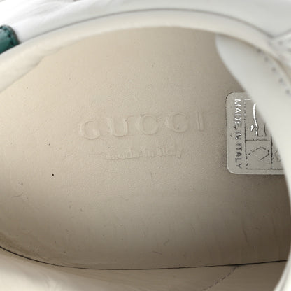 Gucci Calfskin Web Pearl Studded Womens Ace Sneakers 37.5 White 7 of 9