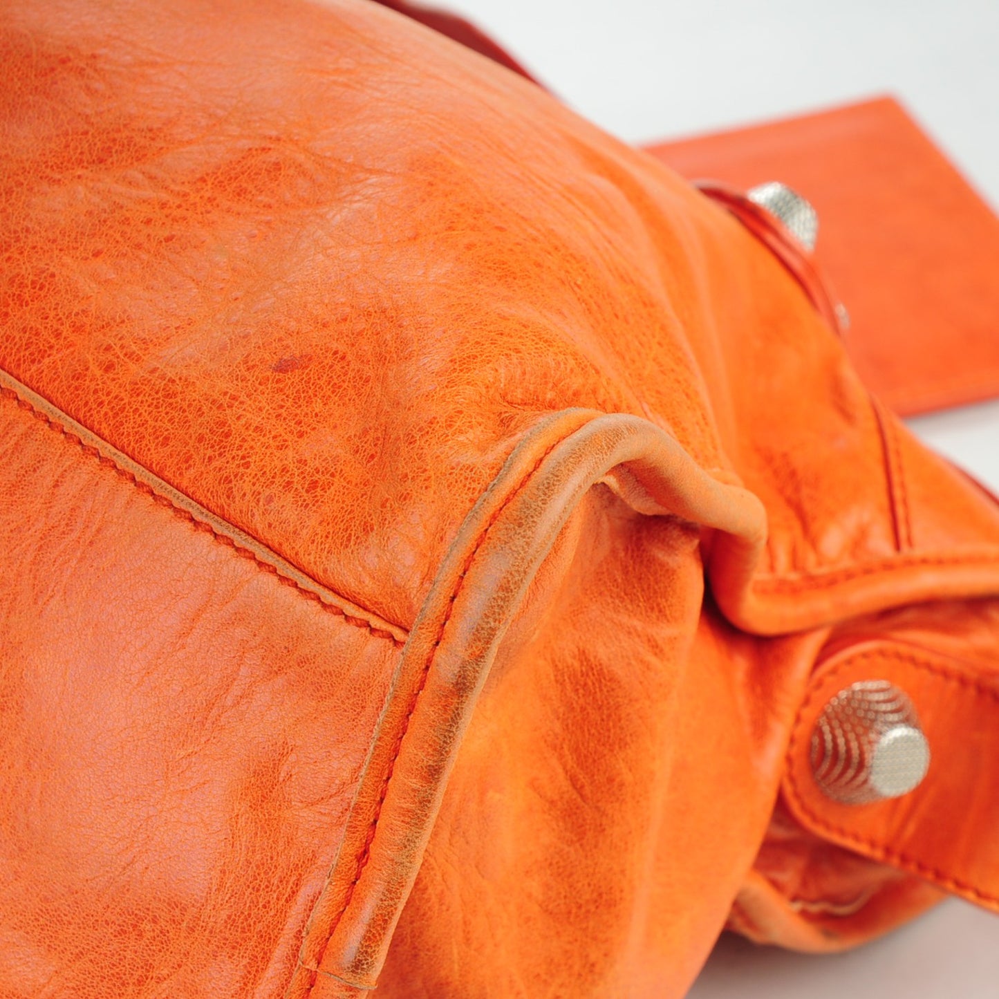 Agneau Giant 21 Silver Hardware City Mandarine