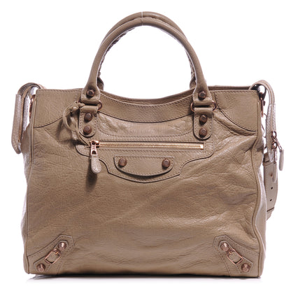 Balenciaga Agneau Giant 12 Rose Gold Hardware Velo Latte Beige 1 of 7