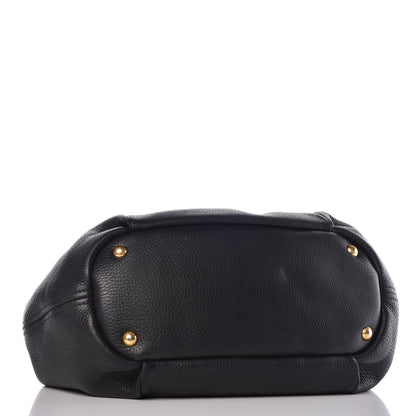 Prada Vitello Daino Tote Black 5 of 16