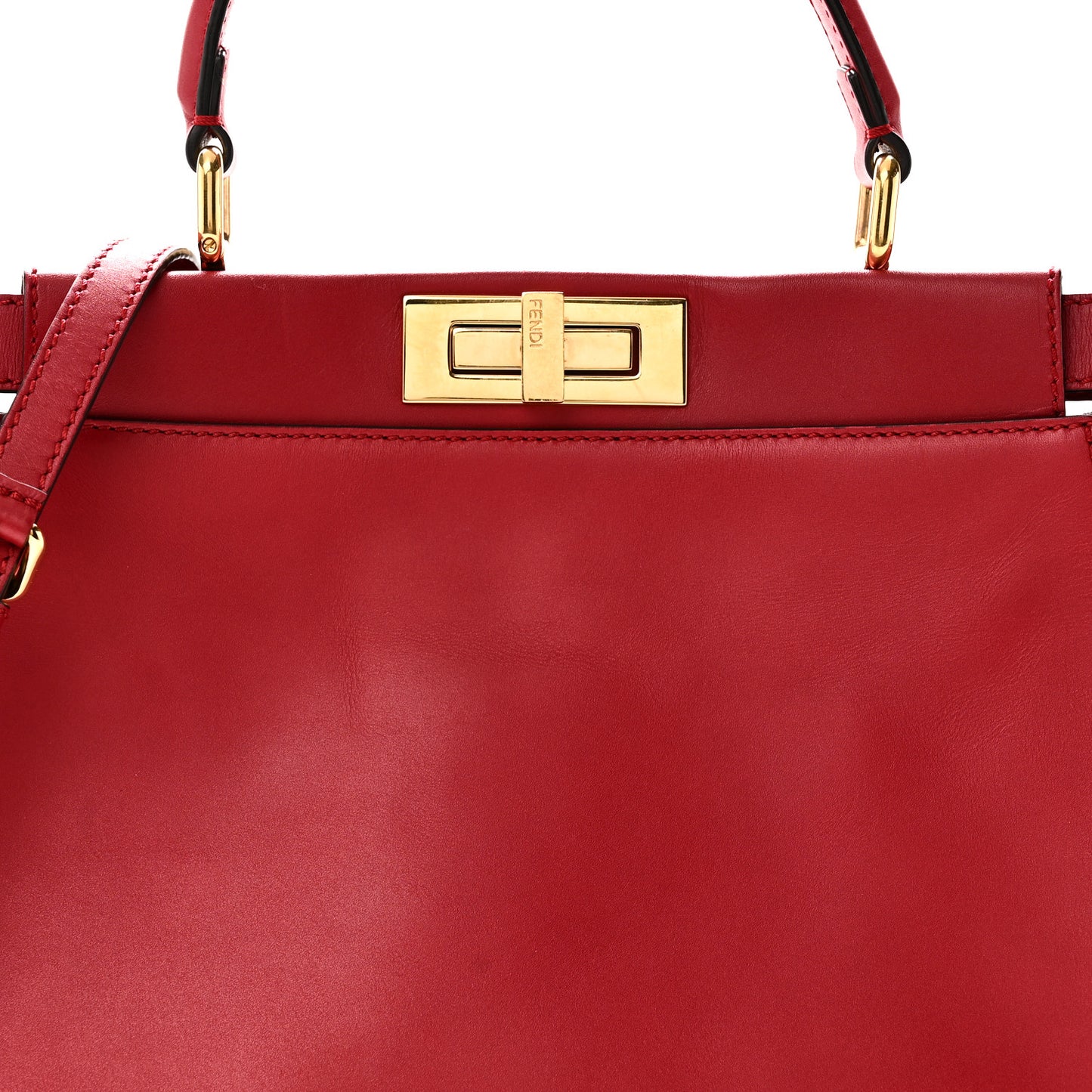 Vitello Morgan Fabric Jacquard Pequin Medium Peekaboo Iconic Satchel Mattone  Mattone Tobacco Black