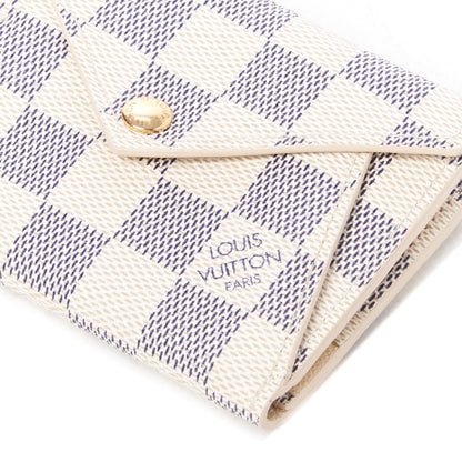 Louis Vuitton Damier Azur Compact Origami Wallet 5 of 7
