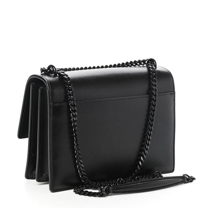 Saint Laurent Calfskin Medium Monogram Sunset Black 3 of 9