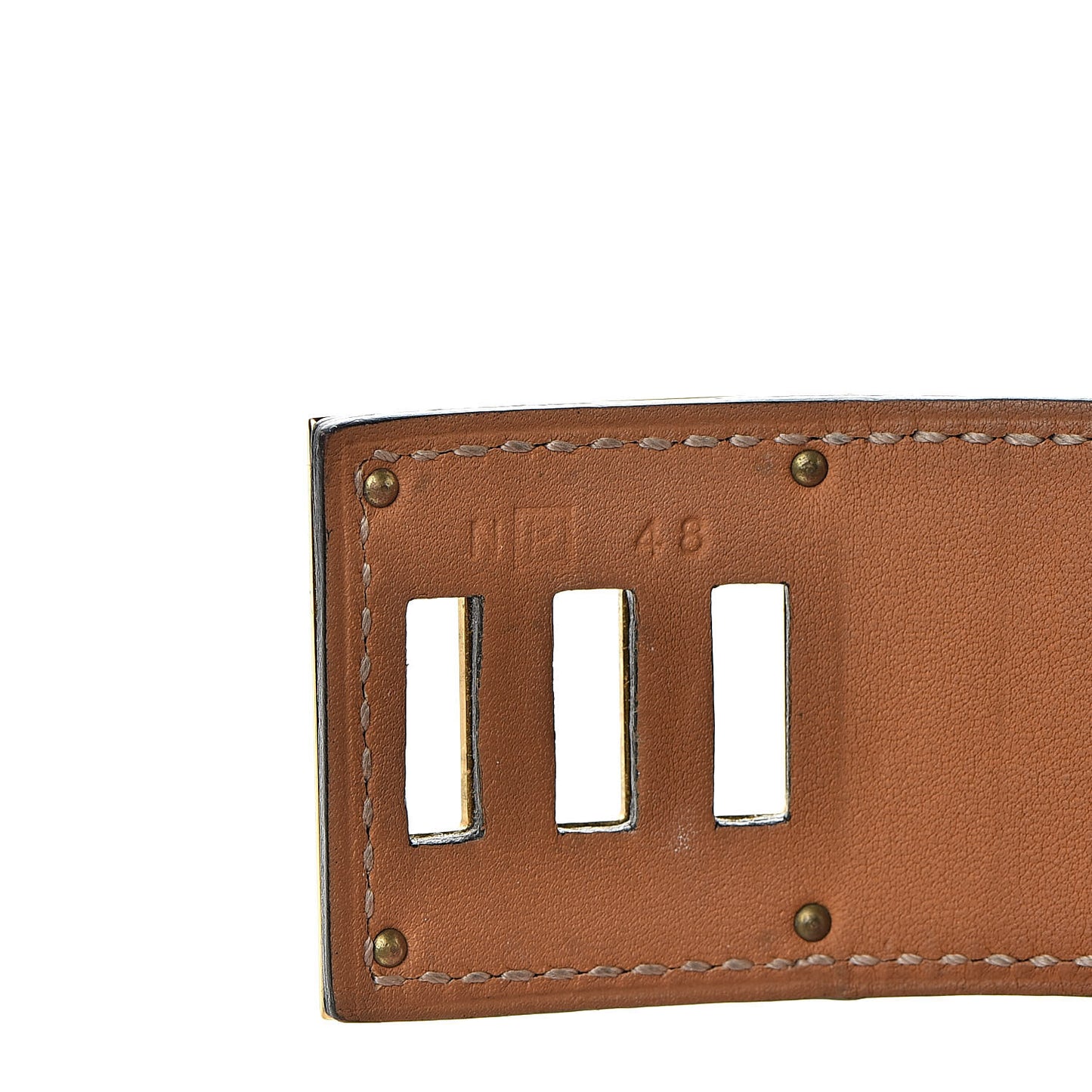Matte Alligator Kelly Dog Cuff Black