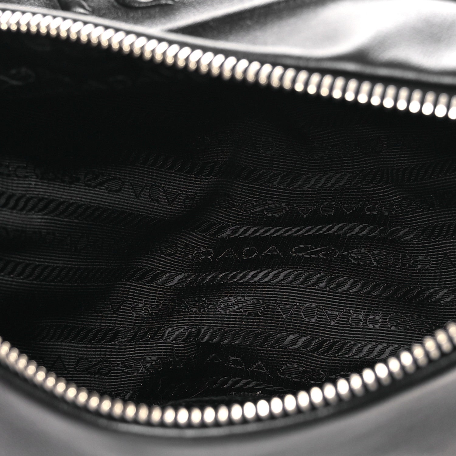 Prada Grace Lux Triangle Shoulder Bag Black 5 of 12