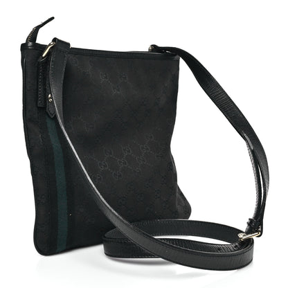 Gucci Monogram Web Jolicoeur Charms Messenger Bag Black 3 of 10