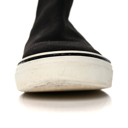 Givenchy Technical Canvas Knit Womens George V Sock Sneakers 41 Black 11 of 12