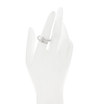 Cartier 18K White Gold Diamond Juste Un Clou Ring 56 7.5 2 of 4