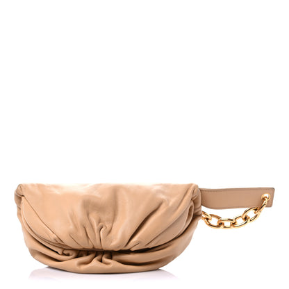 Bottega Veneta Nappa The Belt Chain Pouch Almond 1 of 16