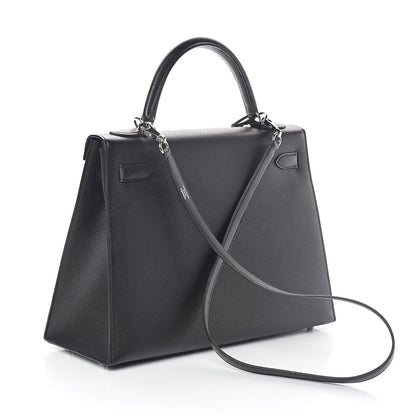 Hermes Epsom Kelly Sellier 32 Black 3 of 36