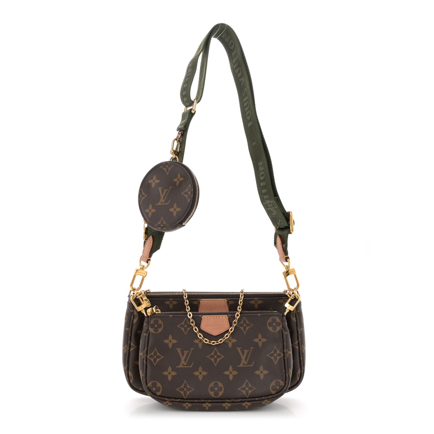 Monogram Multi Pochette Accessories Kaki