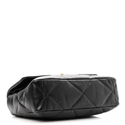 Chanel Lambskin Quilted Large Chanel 19 Flap Black 4 of 10