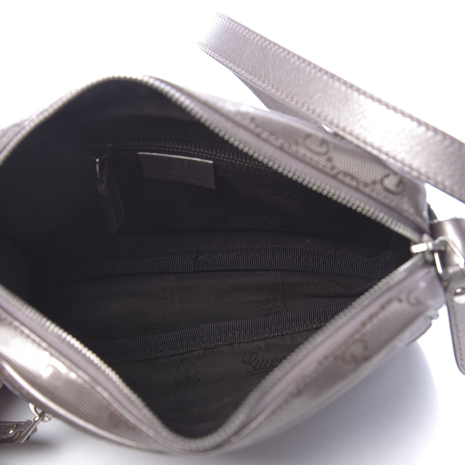 Gucci Imprime Monogram Small Shoulder Bag Silver 5 of 10