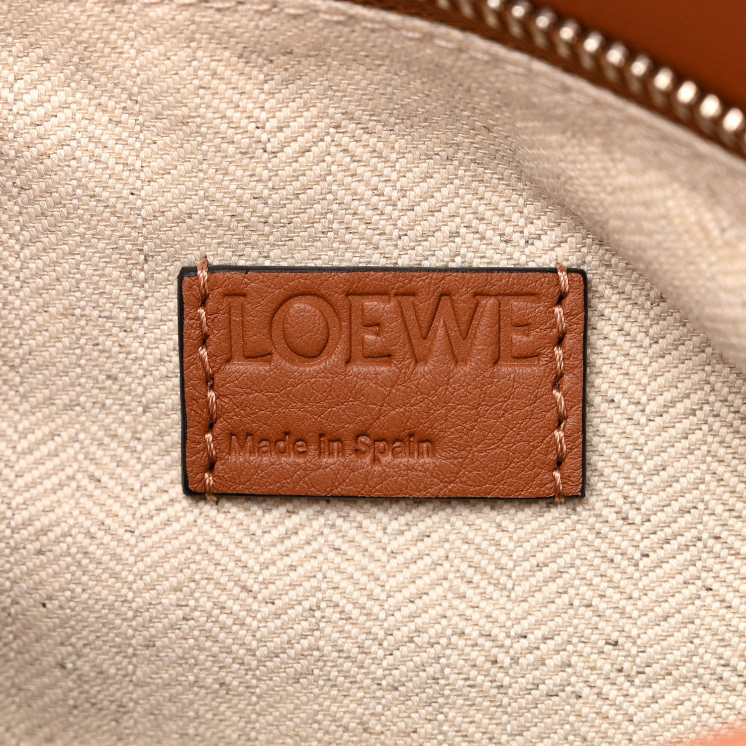 Loewe Calfskin Small Puzzle Edge Bag Tan 6 of 10