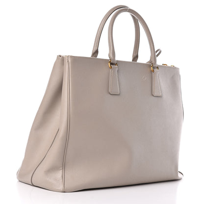 Prada Saffiano Lux Extra Large Galleria Double Zip Tote Pomice 3 of 10