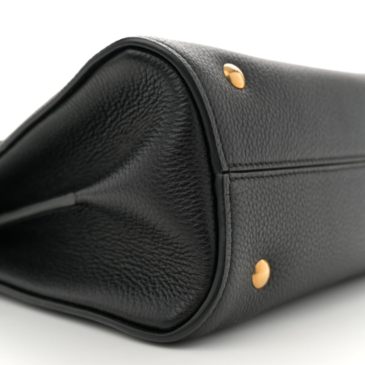 Salvatore Ferragamo Calfskin Small Margot Top Handle Satchel Black 9 of 10