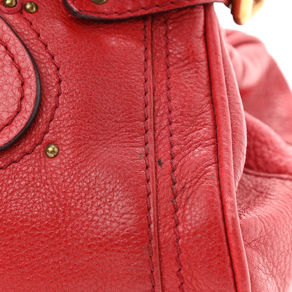 Chloe Calfskin Medium Paddington Satchel Rouge 15 of 15