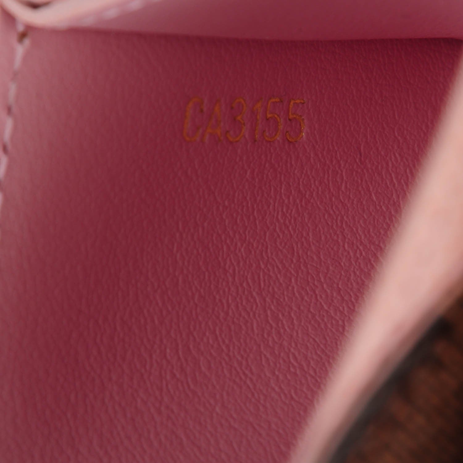 Louis Vuitton Damier Ebene Caissa Card Holder Rose Ballerine 7 of 7