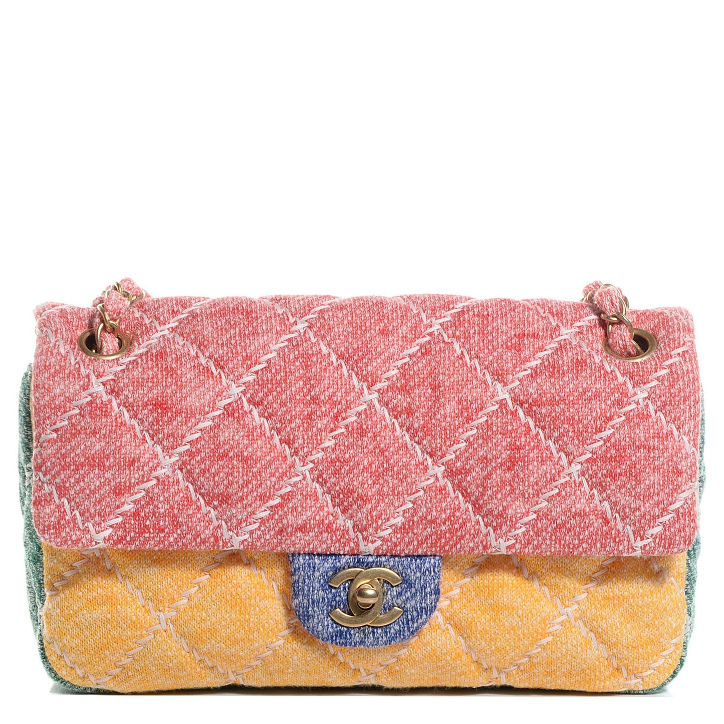 Jersey Quilted Fabrics and Co Medium Flap Multicolor