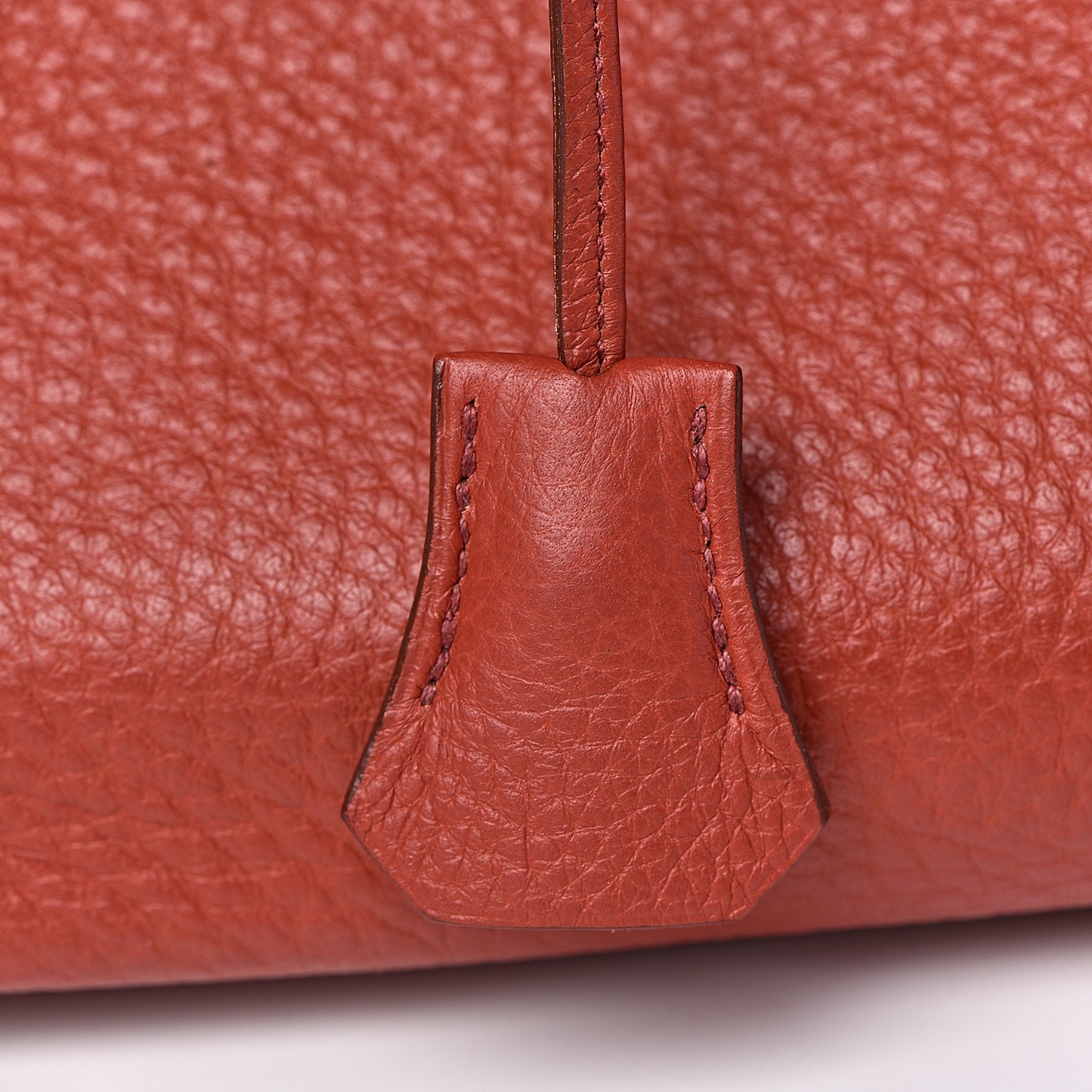 Taurillon Clemence Birkin 35 Rouge Venetian