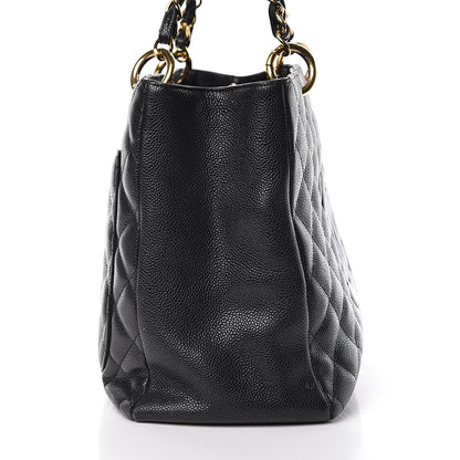 Chanel Caviar Quilted Grand Shopping Tote GST Black 10 of 15