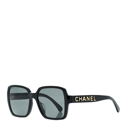 Chanel Acetate Square Sunglasses 5408 Black 1 of 9