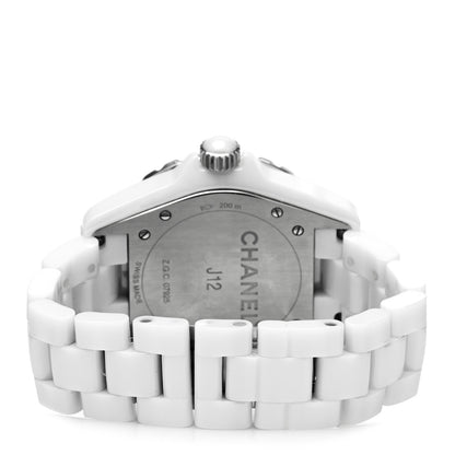 Chanel Stainless Steel Ceramic 38mm J12 Automatic Watch White 3 of 4
