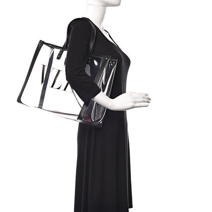 Valentino Garavani Plexy VLTN Shopping Bag Transparent 2 of 14