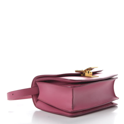 Celine Smooth Calfskin Small Classic Box Flap Bag Pink 4 of 9