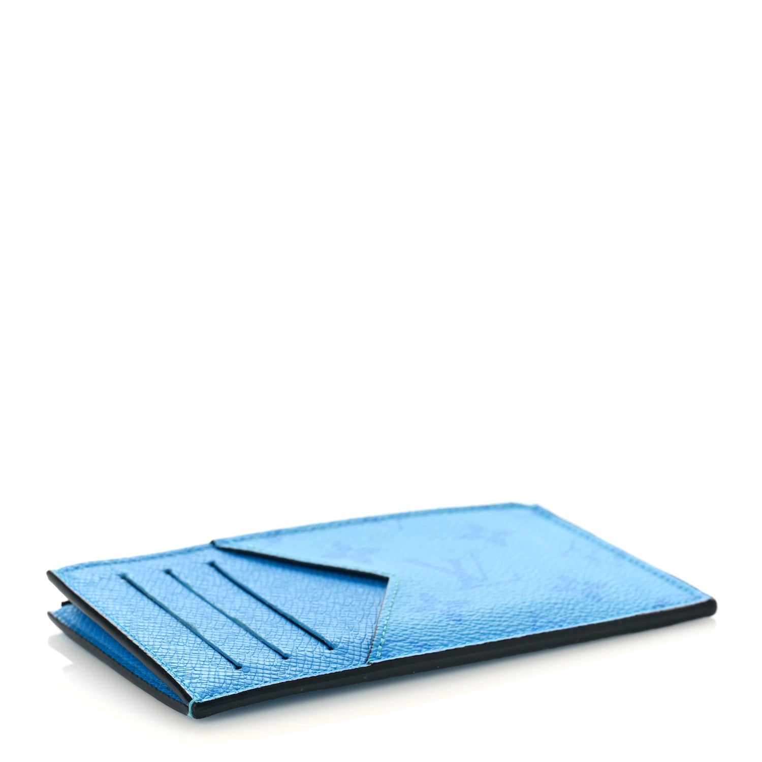 Louis Vuitton Taigarama Coin Card Holder Blue Lagoon 2 of 8