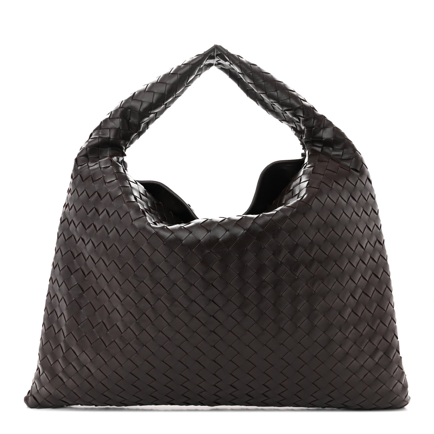 Bottega Veneta Calfskin Intrecciato Large Hop Ebano 1 of 11