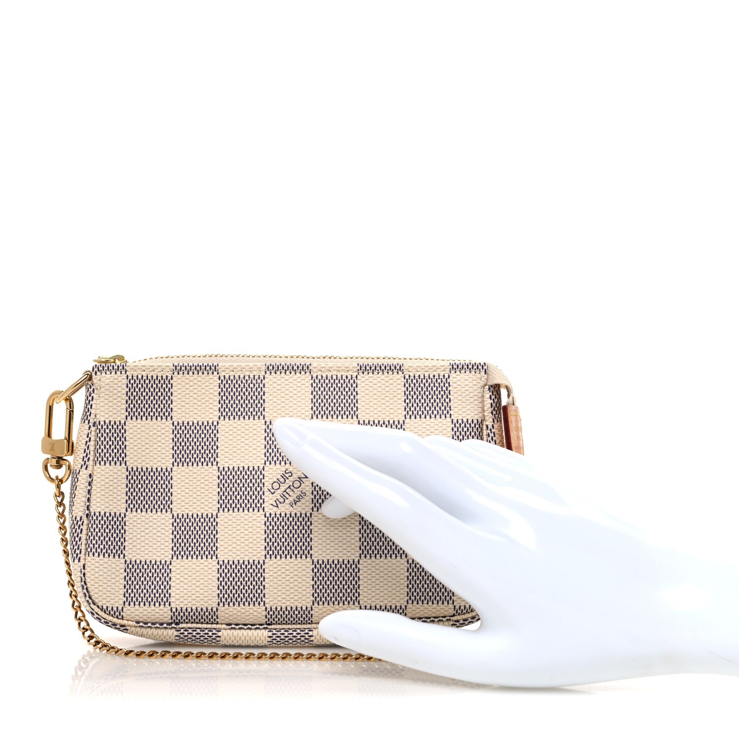 Louis Vuitton Damier Azur Mini Pochette Accessories 2 of 7