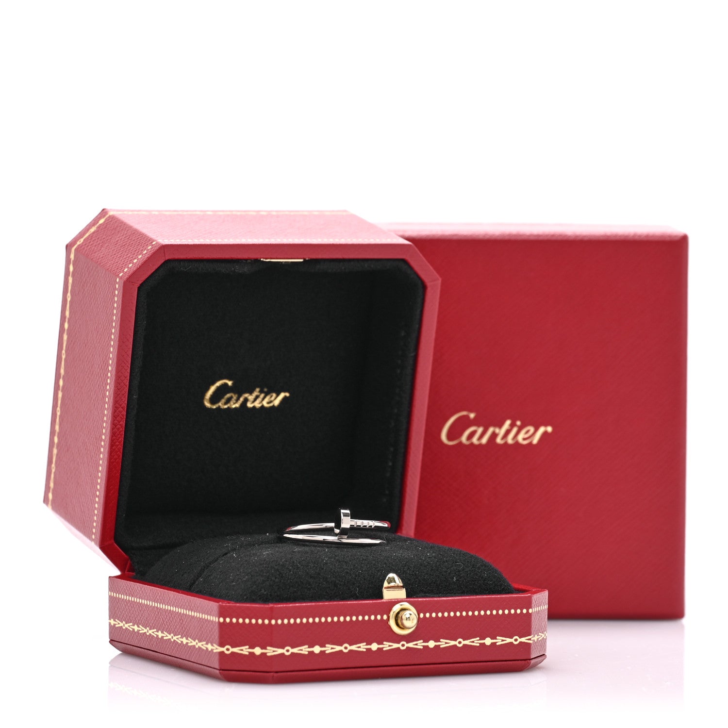Cartier 18K White Gold Small Juste Un Clou Ring 62 10 6 of 6