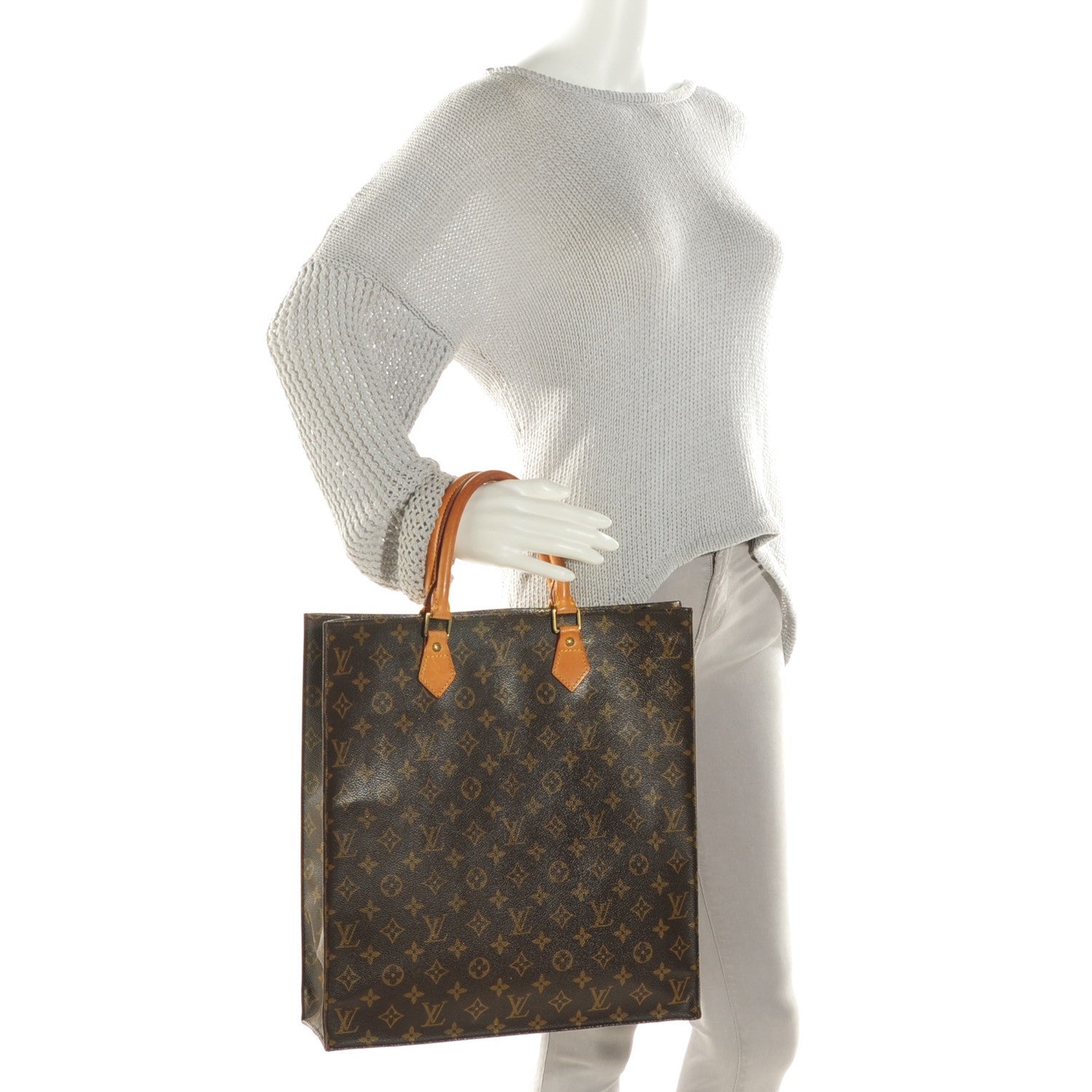 Louis Vuitton Monogram Sac Plat 2 of 7