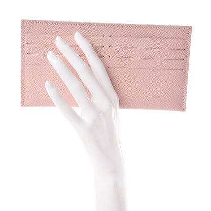 Louis Vuitton Calfskin Felicie Card Holder Insert Rose Ballerine 2 of 6