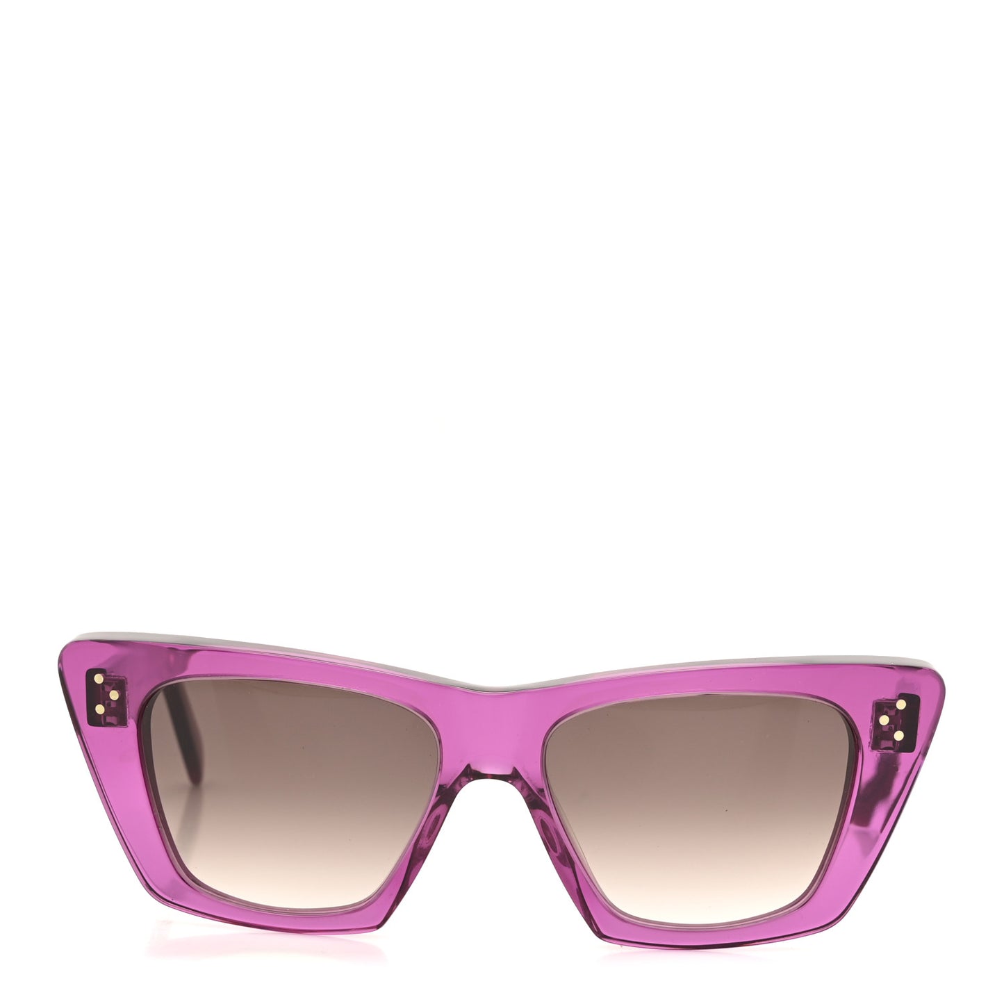 Acetate Cat Eye Sunglasses CL40187I Transparent Purple