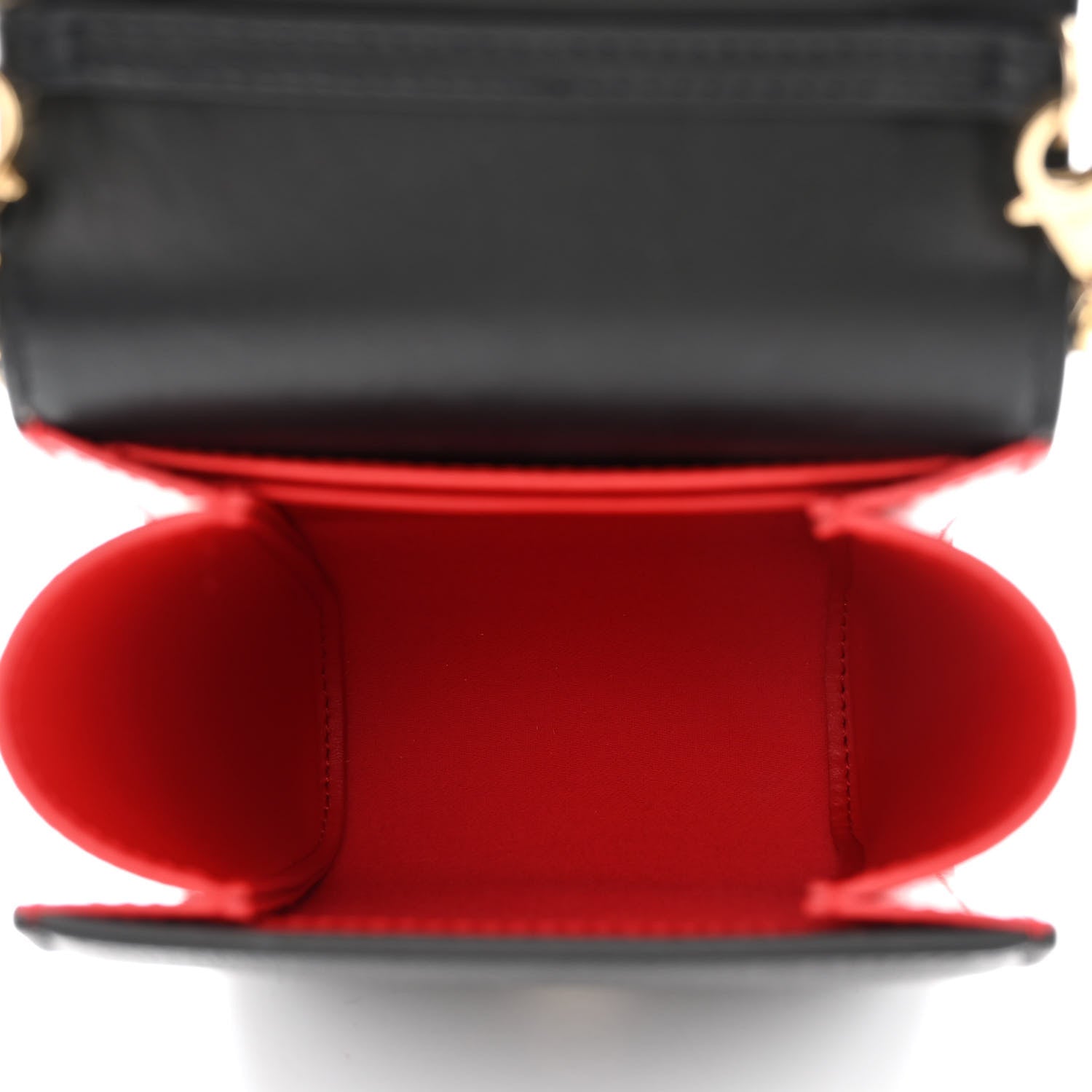 Christian Louboutin Calfskin Spikes Loubinthesky Paloma Crossbody Phone Case Black Multicolor 5 of 10