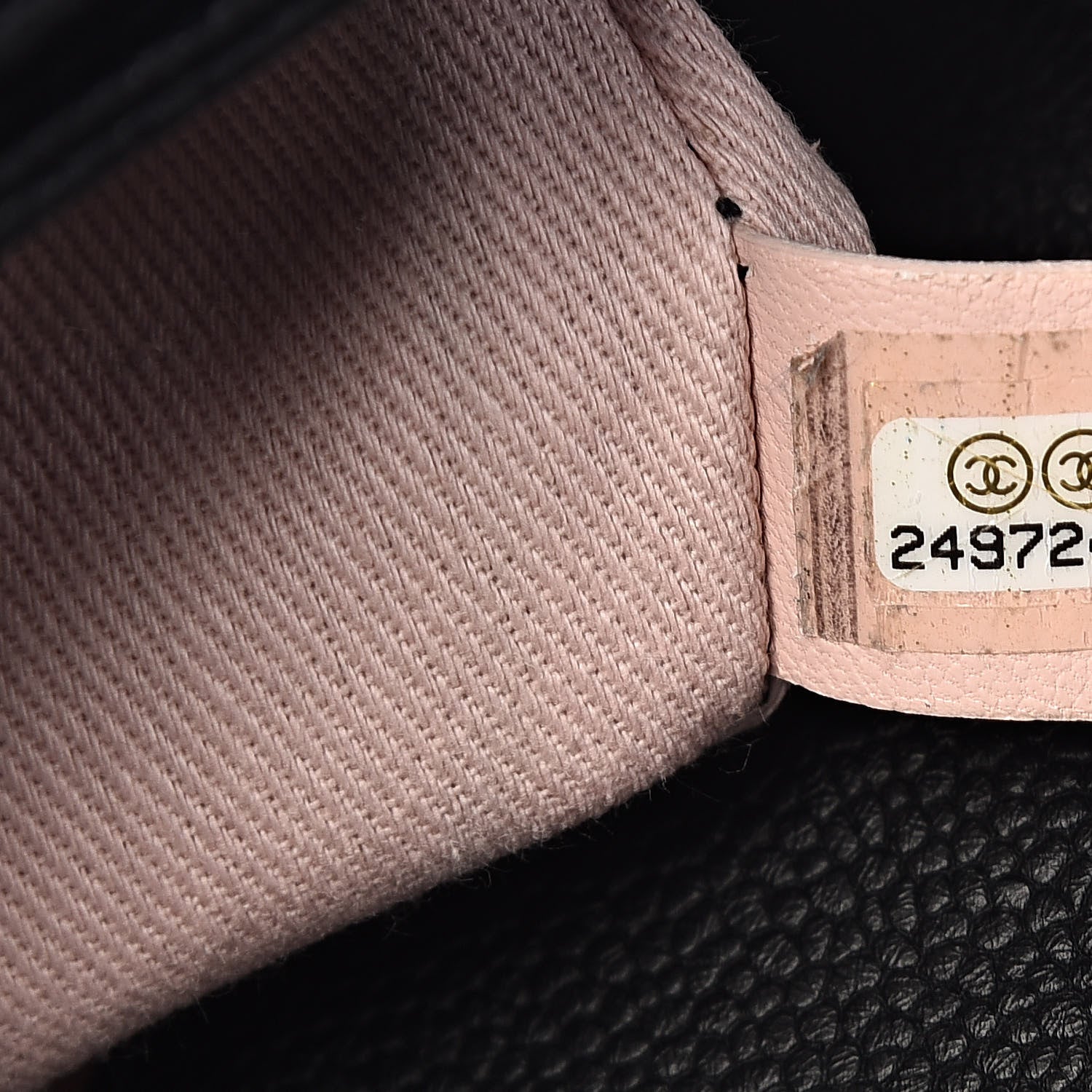 Chanel Grained Calfskin Quilted Small Cuba Top Handle Flap Black 7 of 14