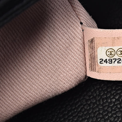Chanel Grained Calfskin Quilted Small Cuba Top Handle Flap Black 7 of 14
