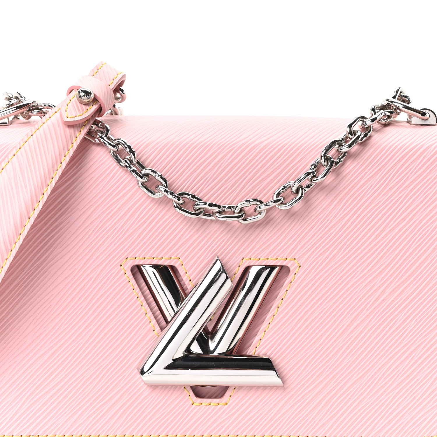 Louis Vuitton Epi Twist Shoulder Bag MM Rose Ballerine 8 of 10