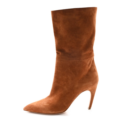 Christian Dior Suede D-Choc Short Boots 39 Camel 1 of 10
