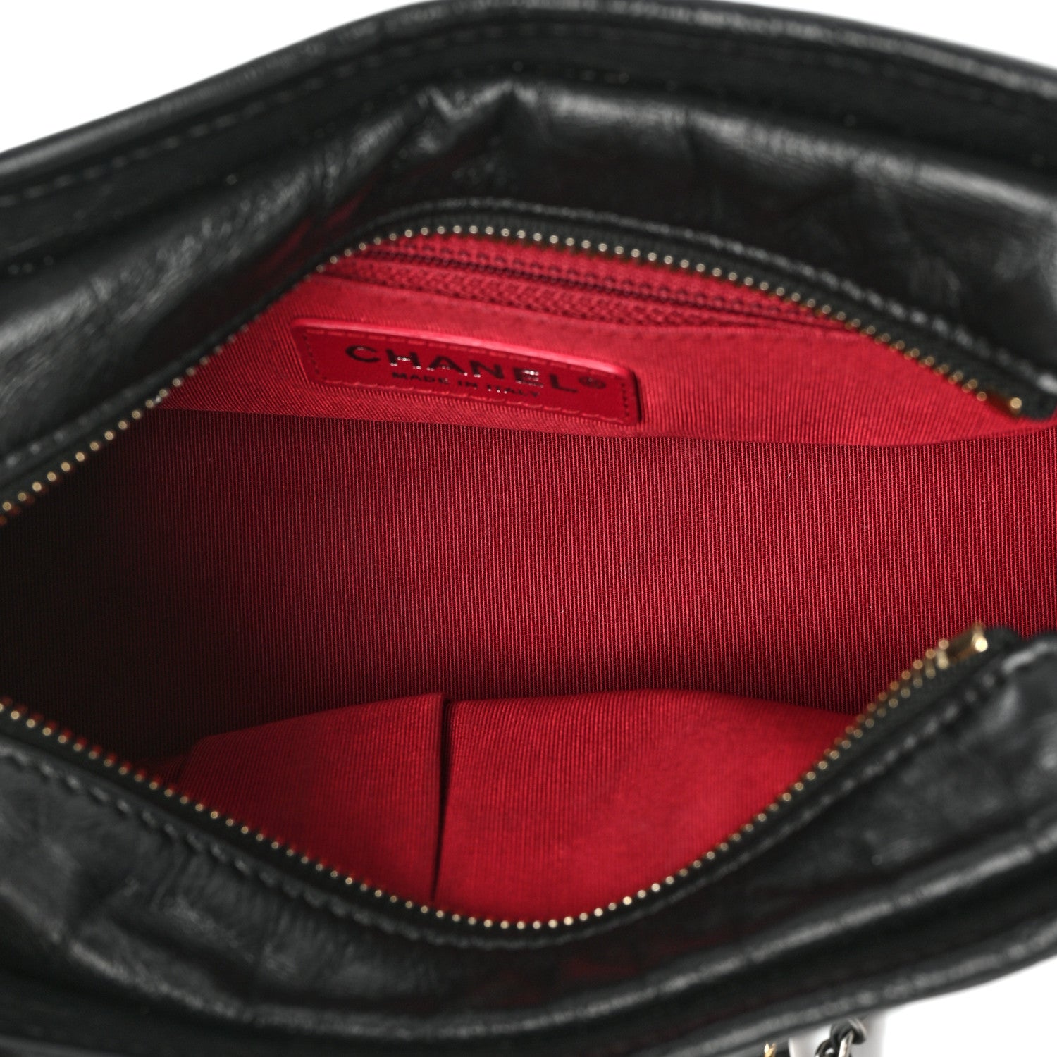 Chanel Aged Calfskin Quilted Small Gabrielle Hobo Black 5 of 10