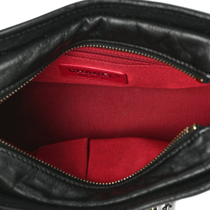 Chanel Aged Calfskin Quilted Small Gabrielle Hobo Black 5 of 10