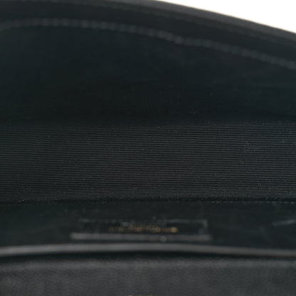 Saint Laurent Grain De Poudre Small Monogram Kate Satchel Black 5 of 11