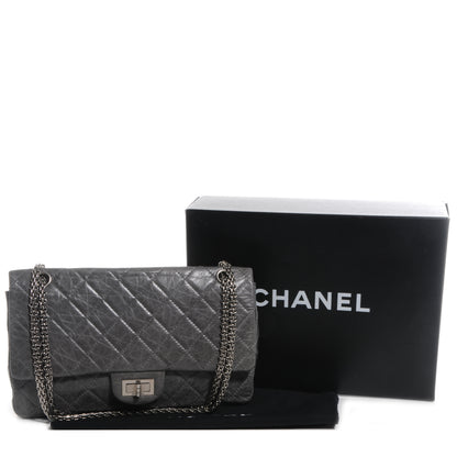 Chanel Aged Calfskin 50th Anniversary 2.55 Reissue 227 Flap Grey 3 of 10